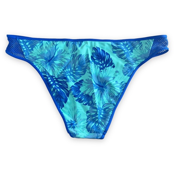 NEW Aerie Blue Tropical Bikini Bottoms Women’s Size XL - Picture 4 of 4
